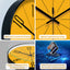 Brand - new 10/12 - inch modern wall clock. Its silent quartz makes it perfect for living rooms. - Korvel
