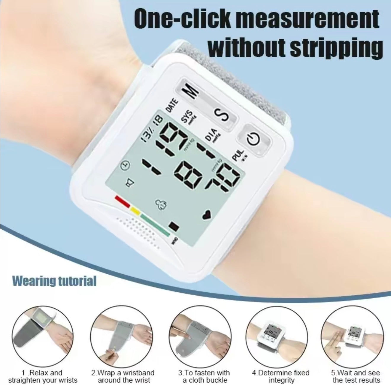 Monitor BP SmartWatch para un Seguimiento de Salud Preciso