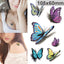 Tatouages Temporaires de Mode - Designs 3D de Papillons et de Chats