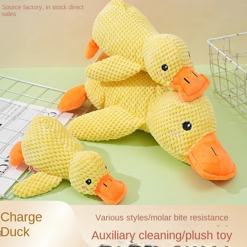 Juguete de Pato de Peluche para Gatos y Perros - Sonido Interactivo y Diversión