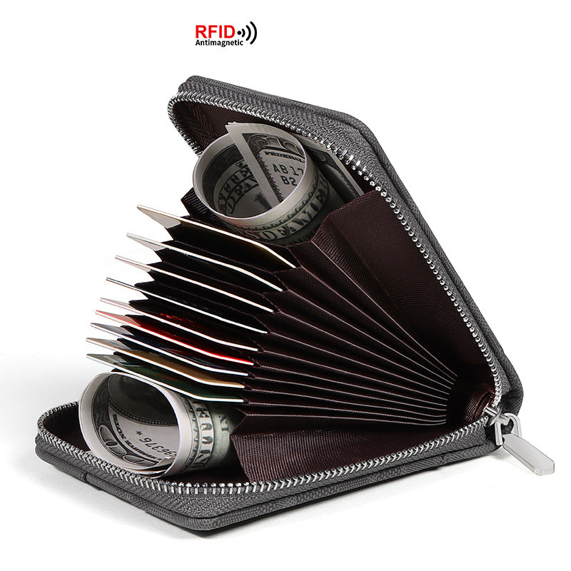 RFID Large Capacity Camouflage Card Case for Men