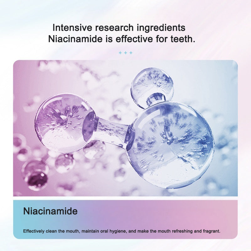 Xuanbai toothpaste freshens breath niacinamide toothpaste removes bad breath tooth stains teeth and breath care - Korvel