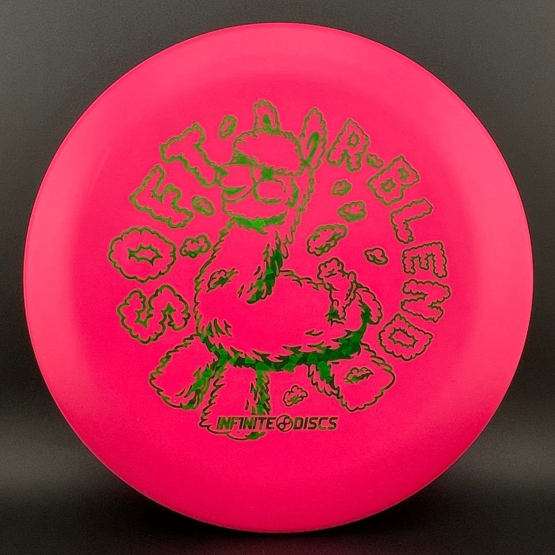 Soft R-Blend Alpaca Disc Golf Putter - Fluffy Alpaca Stamp