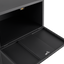 Office furniture Copier Cabinet black 2 door steel copier stand mobile pedestal file Printer Stand - Korvel