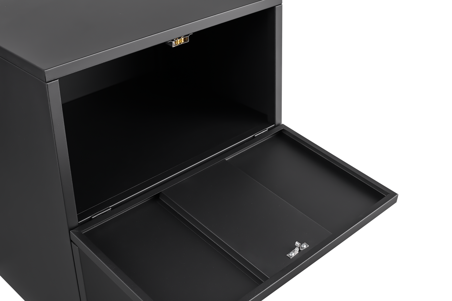 Office furniture Copier Cabinet black 2 door steel copier stand mobile pedestal file Printer Stand - Korvel