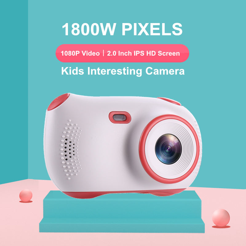 New Cute Fashion Children Digital Camera Can Take Pictures Can HD Video Mini SLR Interest Training Toy Gift - Korvel