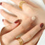 Non fading personalized fashionable light luxury versatile ring accessories for women - Korvel