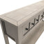TREXM Rustic Entryway Console Table60" Long Sofa Table with two Different Size Drawers and Bottom Shelf for Storage (Gray Wash) - Korvel