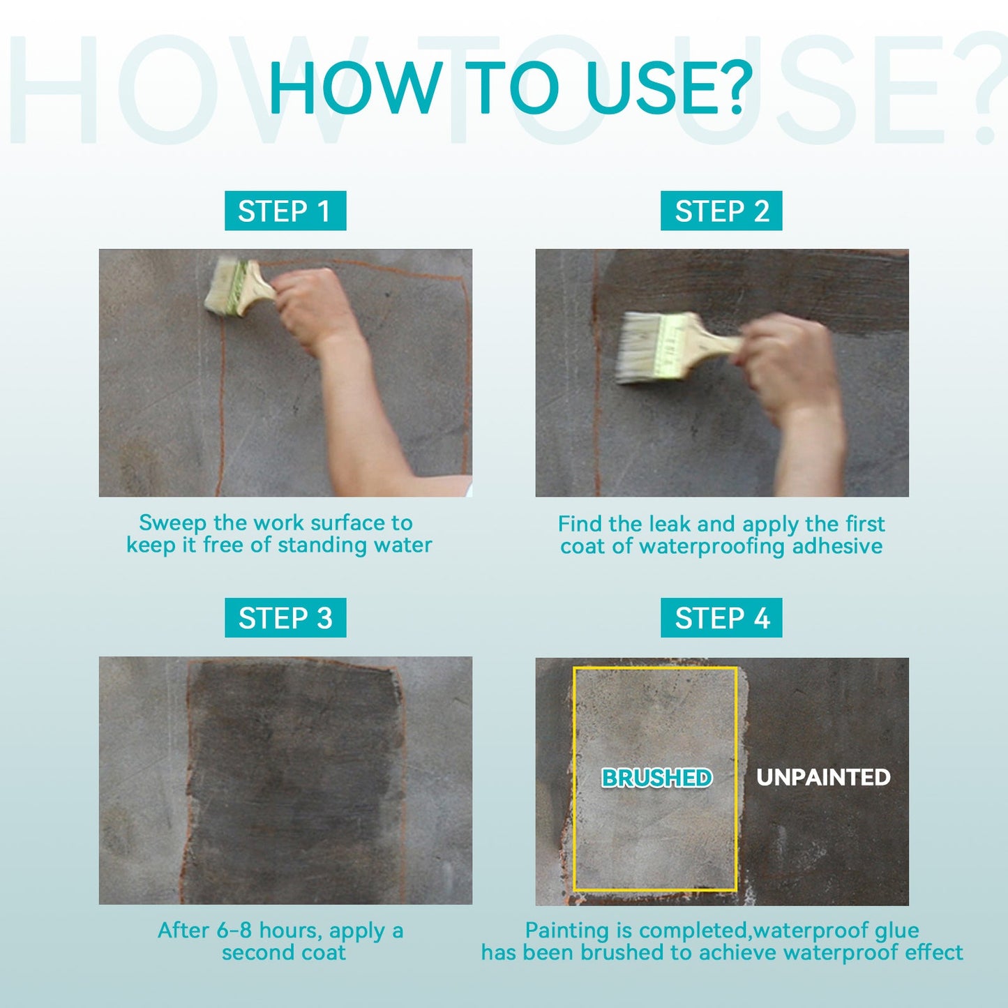 Transparent Waterproof Adhesive for Leakproof Repairs