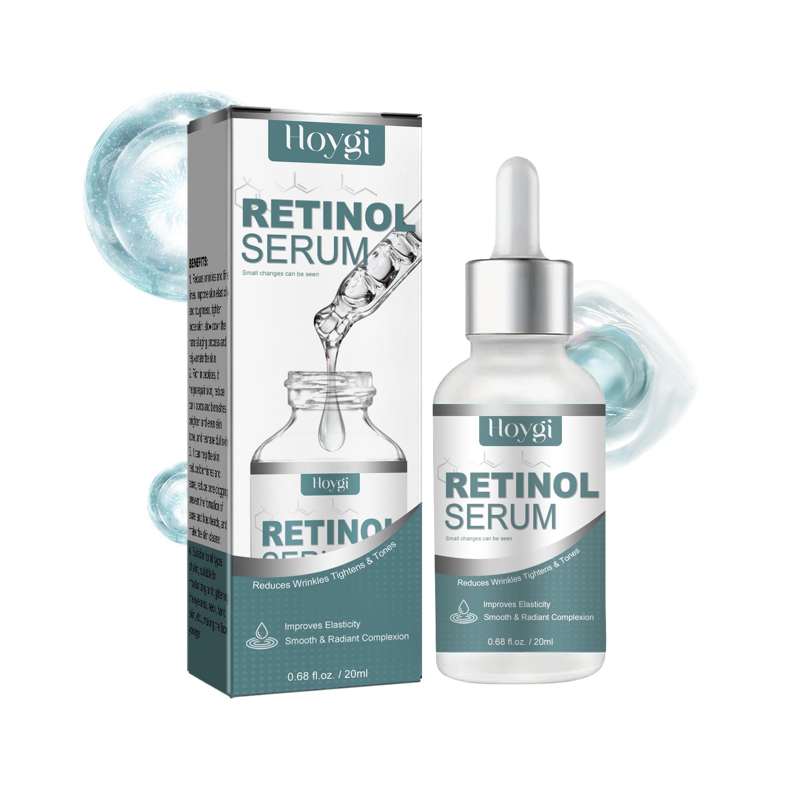 Retinol Serum, Lightening Spots And Fine Lines, Repairing Dull Skin, Brightening, Whitening And Anti-Aging Serum - Korvel