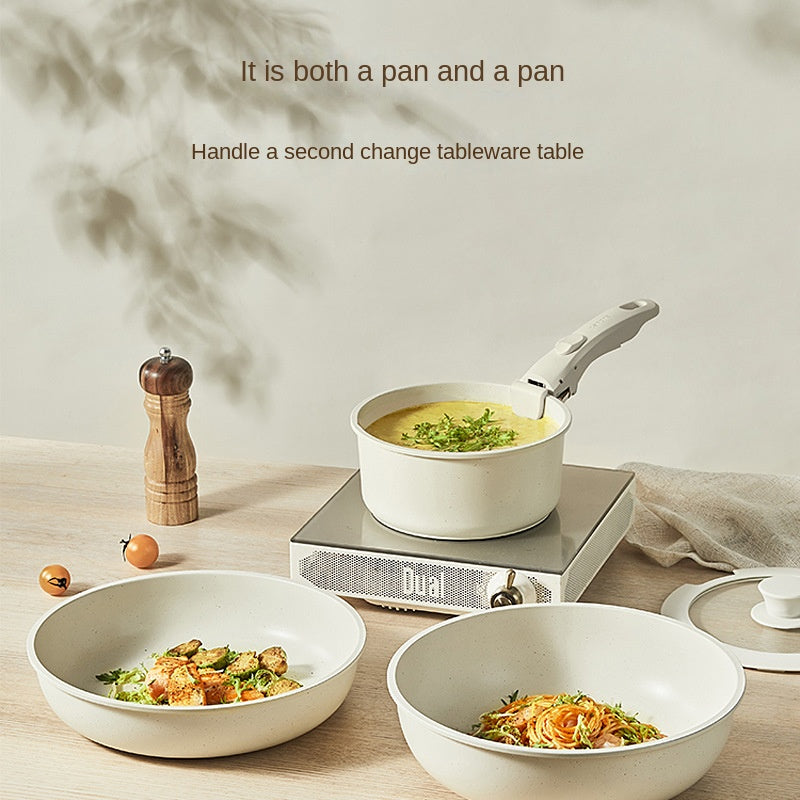 Ensemble de Casseroles Détachables Premium avec Finition Antiadhésive