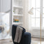 Teddy Fabric Swivel Accent Armchair - Dark Blue