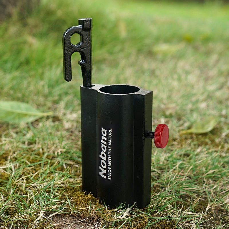 Outdoor Camping Awning Rod Fixer Tent Accessories Bracket Support Rod Fixed Pipe Holder Fishing Umbrella Adjusting Base - Korvel