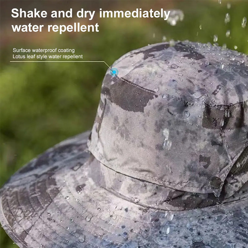 Chapeau Ventilateur Solaire : Chapeau à Large Bord Premium pour Aventures en Plein Air