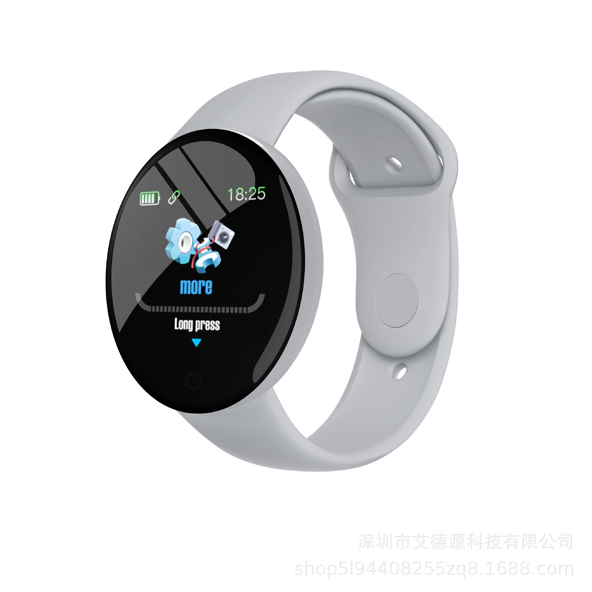 New D18S Macaron Heart Rate Exercise Step Meter Health Monitoring Eight Colors Custom Background Smart Bracelet - Korvel