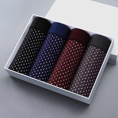 Premium Ice Silk Mesh Boxer Briefs for Men