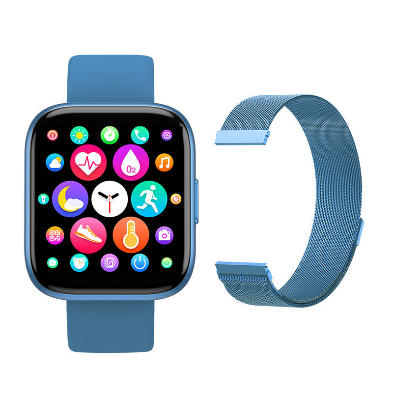 T99 Smart Bracelet Heart Rate Blood Pressure Blood Oxygen Bluetooth Phone Watch Music Bracelet Smart Watch - Korvel