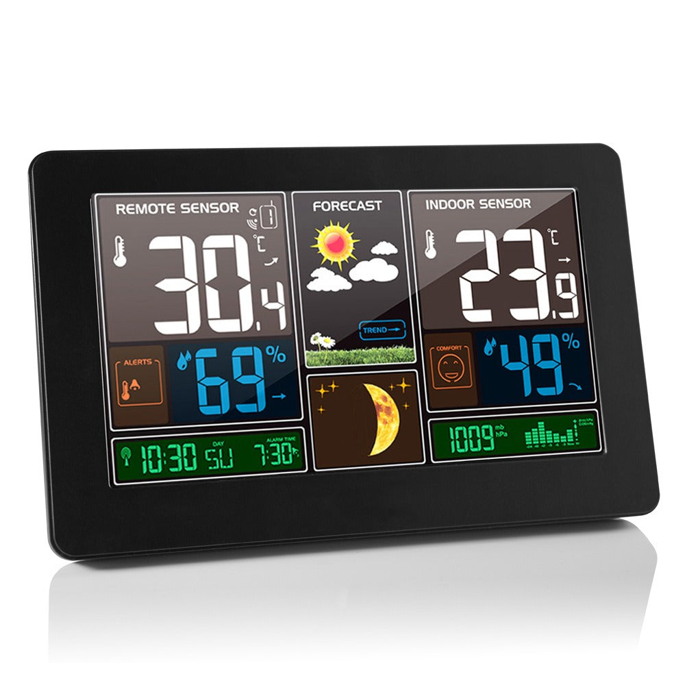 Premium Color Screen Weather Clock 3378
