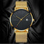Simple Men's Watch Stainless Steel Mesh Band Watches Classic Quartz Date Wristwatch Casual Luxury Masculino Relogios - Korvel