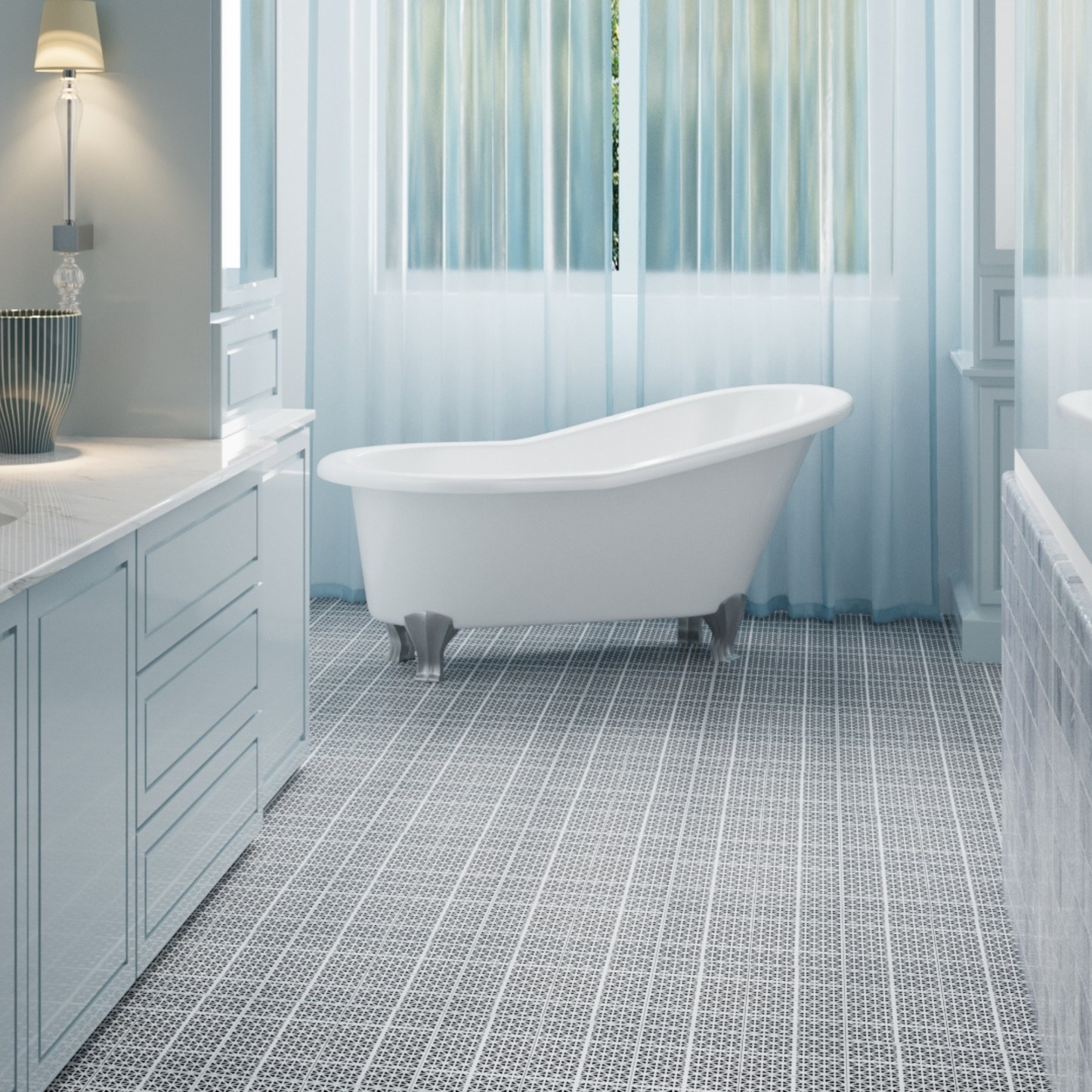 12 x 12 inch gray interlocking deck tiles, plastic waterproof, weighing up to 6613 pounds, with a rose pattern pack of 12 - Korvel