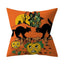 Trick or treat/pumpkin Cushion Cover 45*45cm Happy Halloween Throw Pillow Cover Happy Fall Y'all ghosts Horror Pillowcase - Korvel