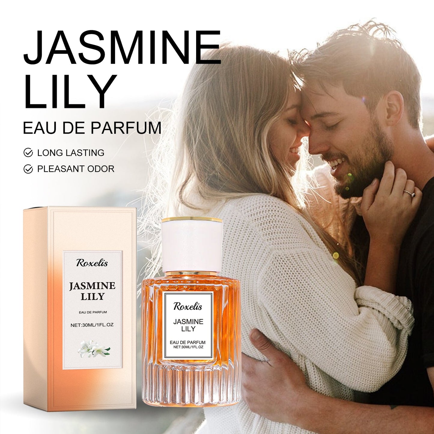 Lily Women Pheromone Perfume, Wrist Behind Ear Neck Natural Long-Lasting Light Fragrance Delicate Elegance Exudes Feminine Charm - Korvel