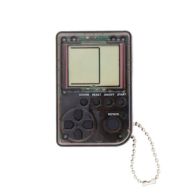 Mini Console Game Machine Children's Handheld Nostalgic Mini Game Console With Keychain Tetris Video Game Kids Children Gifts - Korvel