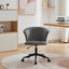 Home Office Chair, Velvet Fabric Swivel Flower Shape Computer Desk Chair for Home Office or Bedroom - Korvel