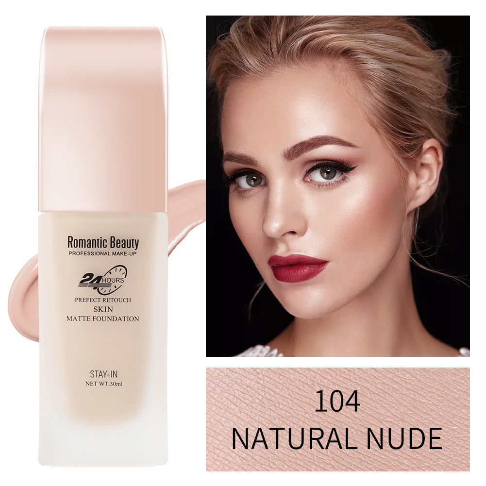 Romantic Beauty 30ml Long-Lasting Oil Control Non-Removal Foundation Concealer And Moisturizer Makeup Foundation - Korvel