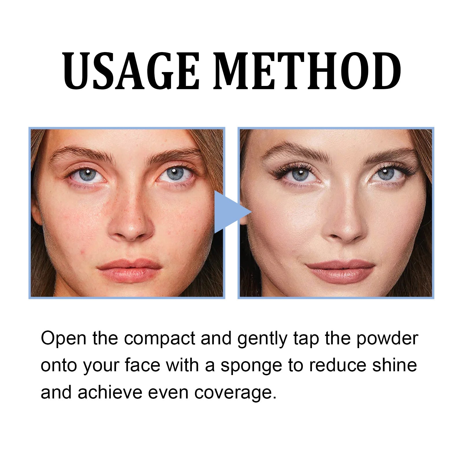 Oil Control Setting Powder, Light Setting Powder Delicate Skin Friendly Waterproof Oil Control Brightening Skin Tone - Korvel