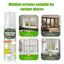 Window Cleaning Spray, Window Screen Cleaning Strong Decontamination Oil Stain Clean Bright Foam Spray - Korvel