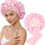 Elegant Satin Bow Nightcap for Hair Care