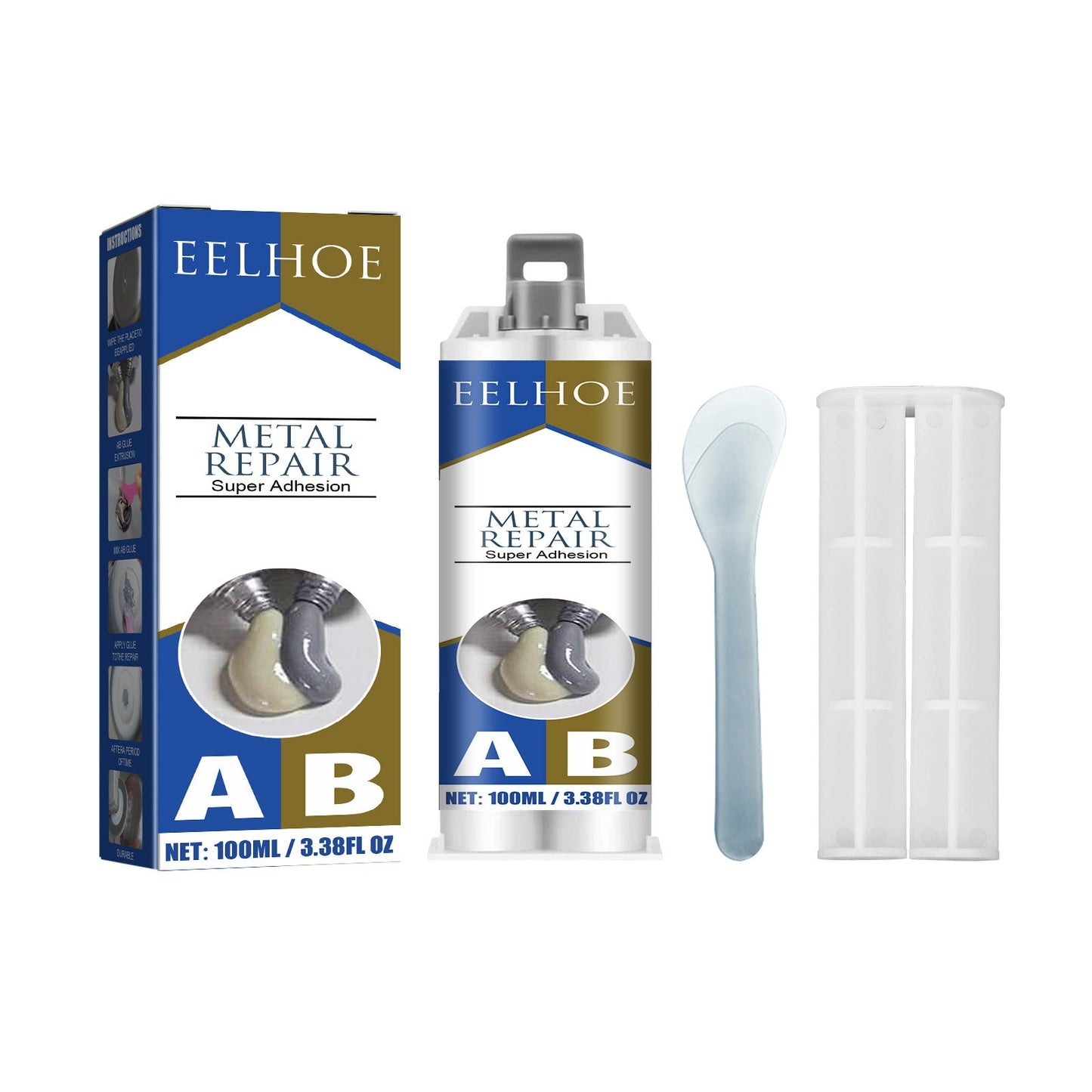Metal Repair Glue, Crack Filling And Leak Plugging Quick Dry Crack High Temperature Welding Metal Repair Agent - Korvel
