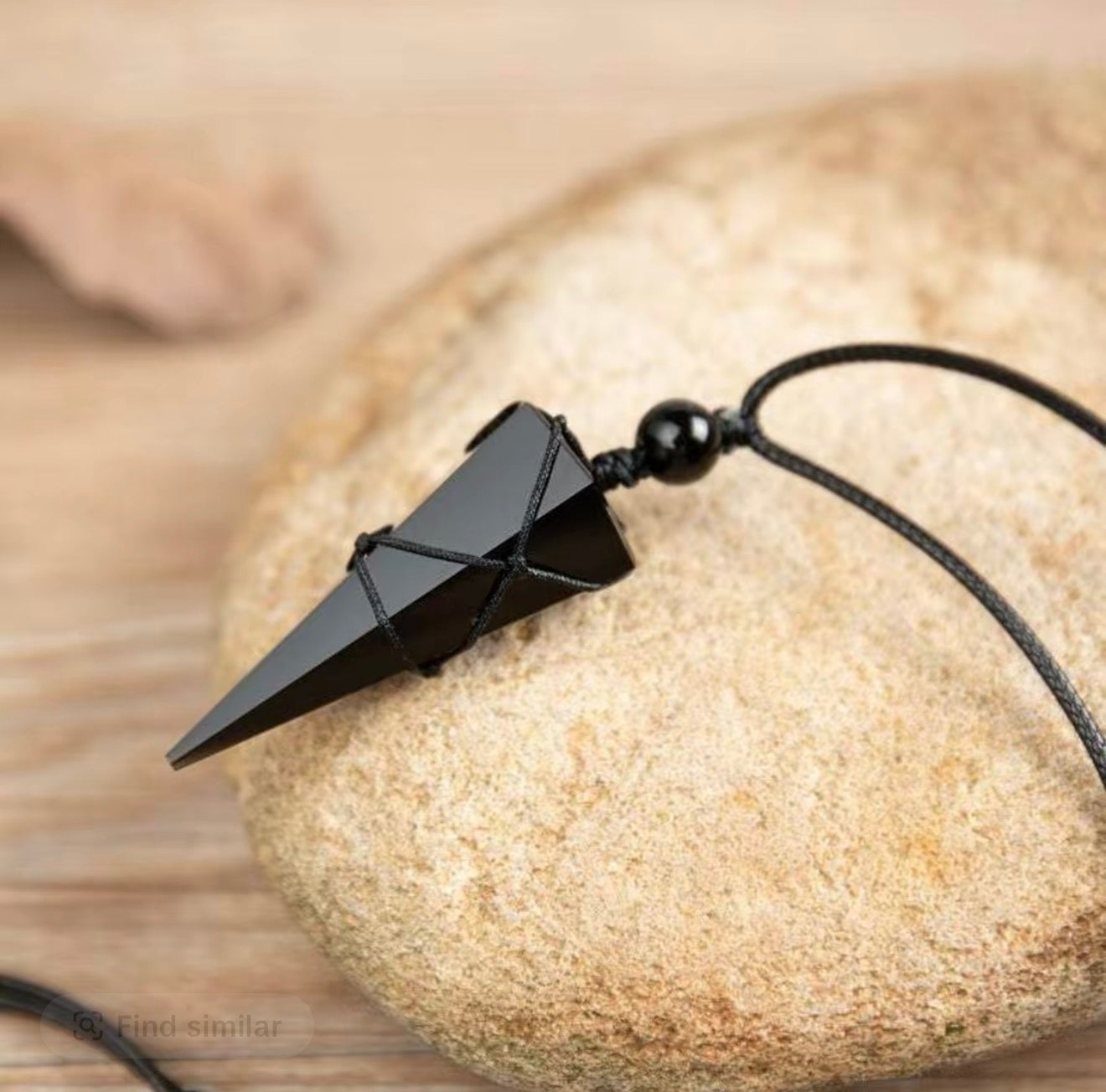 Colgante Aura de Obsidiana - Joyería Natural Atemporal