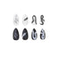 Dark Snake Pattern Mandarin Duck Wearing Manicure Fake Nail Manicure Patch Nail Patch Waterproof Removable Nail - Korvel