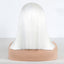 Premium White Synthetic Lace Part Bob Wig with Baby Hair