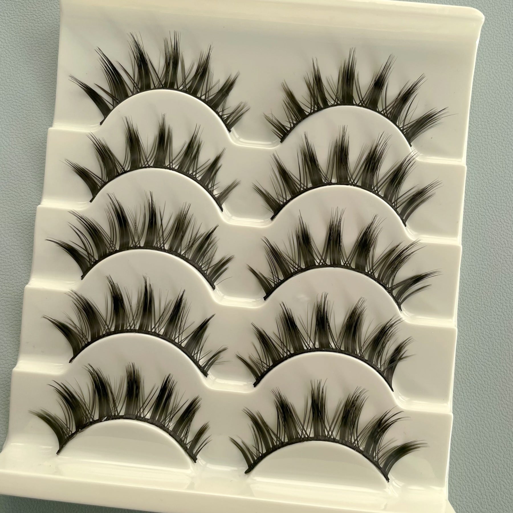 Cartoon Bushy Black Terrier Big Devil False Eyelashes Whole Piece Barbie Eyelashes Natural Little Devil - Korvel
