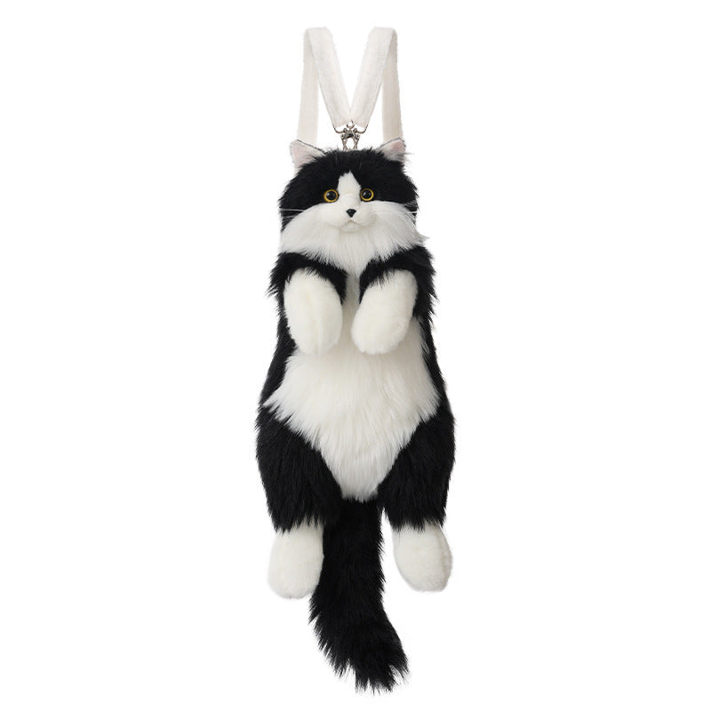 Handmade plush cat backpacks: super cute, trendy. Great bday gifts or toys, doubles as a cat - themed shopping bag! - Korvel