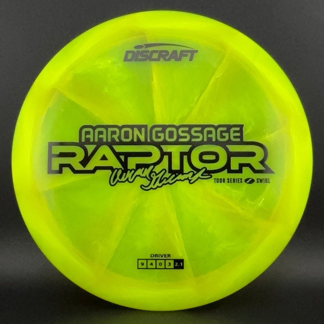 Z Swirl Raptor - Aaron Gossage 2025 Tour Series Disc