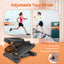 Home Office Exercise 330LBS Capacity Mini Stepper with Resistance Bands and LCD Monitor - Korvel