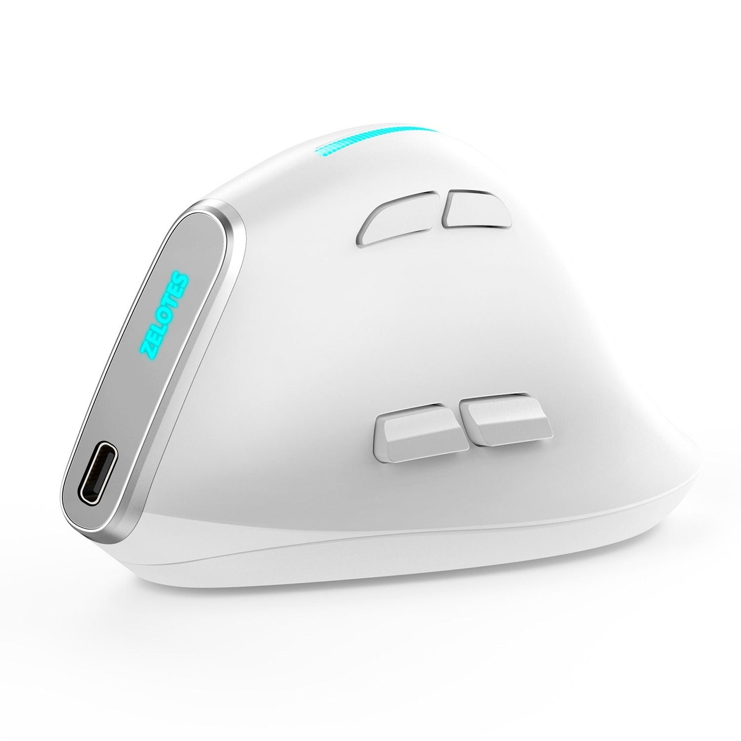 ZELOTES master F36 vertical grip ergonomics mouse proof hand the third mock examination charging Bluetooth programmable - Korvel