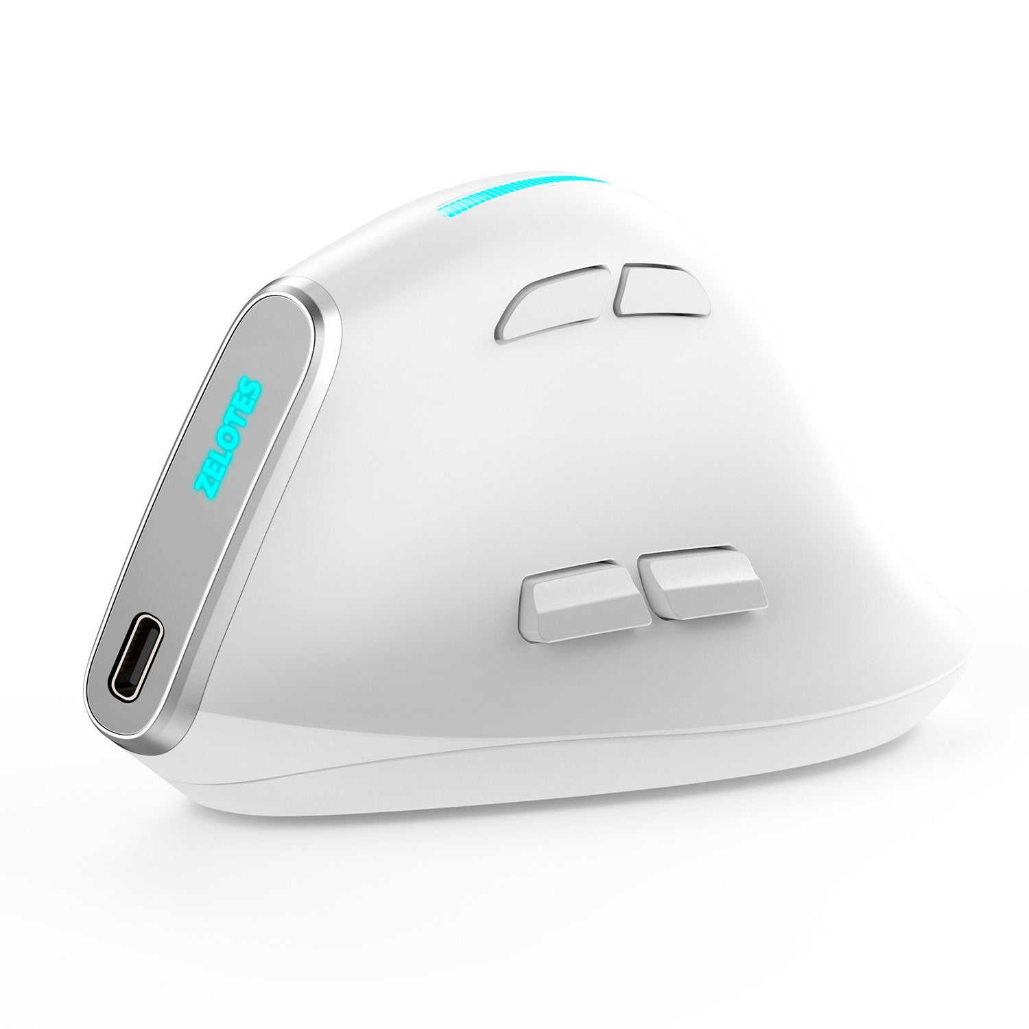 ZELOTES master F36 vertical grip ergonomics mouse proof hand the third mock examination charging Bluetooth programmable - Korvel