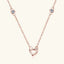 Collar de Corazón de Moissanita en Plata de Ley 925