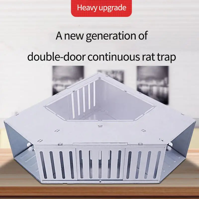 Catching Mice Mouse Traps Occasions Available Double-door Design Non-toxic Reusable Rustproof Garden Supplies Portable - Korvel