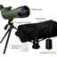 USCAMEL Bird Watching Waterproof Spotting Scope - 20-60x60 Zoom Monocular Telescope - With Tripod - with Camera Photography Ada - Korvel