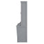 Queen Size Murphy Bed with a Shelf, Gray - Korvel
