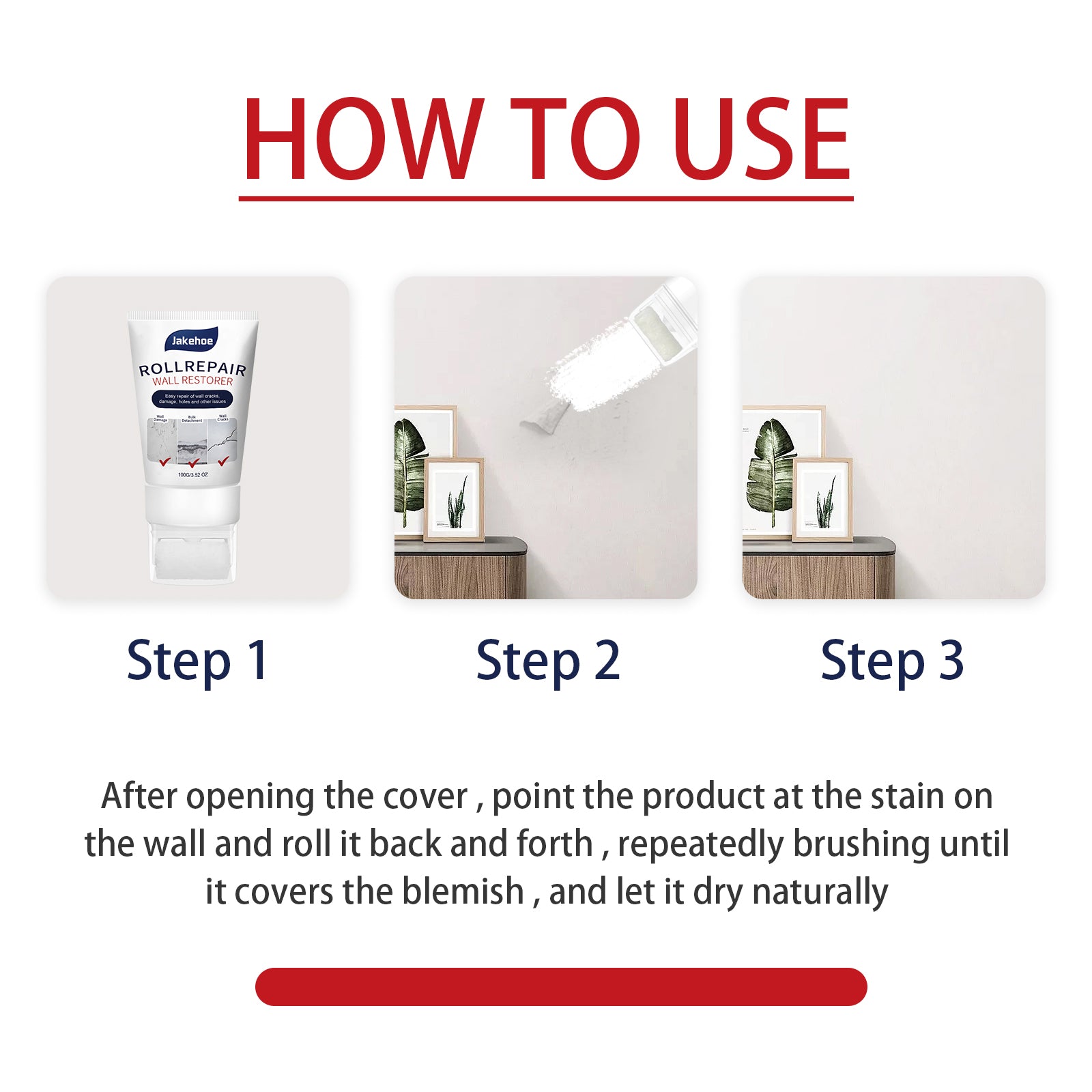 Wall Repair Paste Household White Wall Renovation Repair Paste Moisture Resistant Mildew Waterproof Interior Wall Repair - Korvel