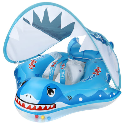 Swimbobo Baby Swimming Ring with Canopy - Shark Design