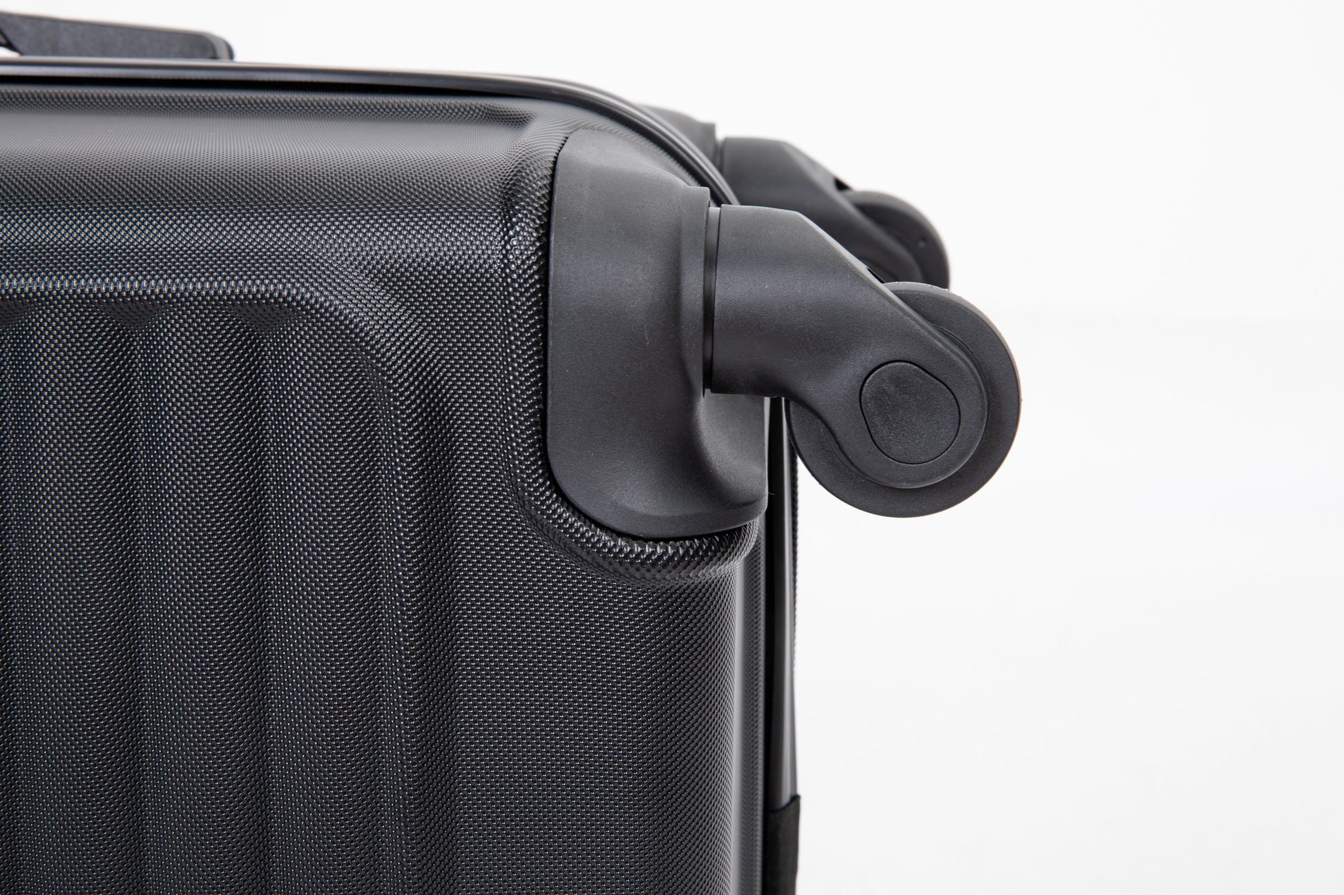 20" Carry on Luggage Lightweight Suitcase, Spinner Wheels, Black - Korvel