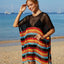 Cutout Striped Cover-Up with Tassel - Korvel